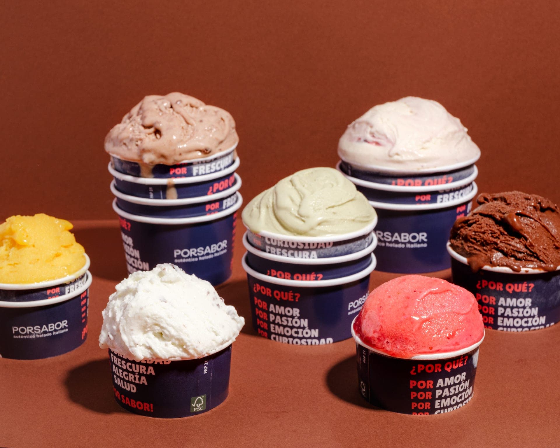 PORSABOR Gelato Making